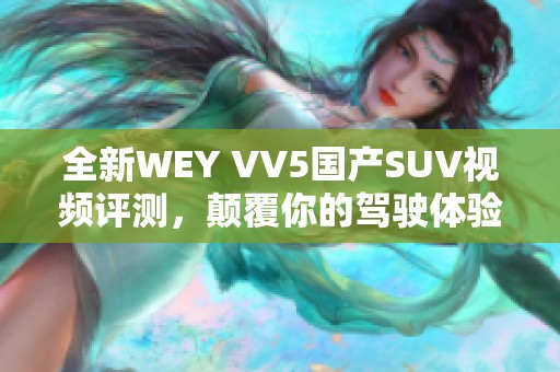 全新WEY VV5国产SUV视频评测，颠覆你的驾驶体验