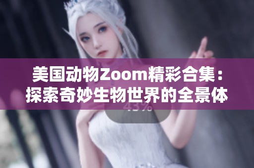 美国动物Zoom精彩合集：探索奇妙生物世界的全景体验