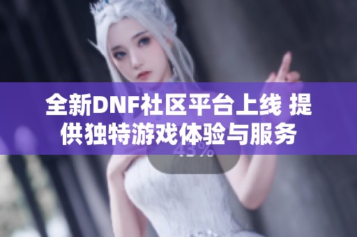 全新DNF社区平台上线 提供独特游戏体验与服务