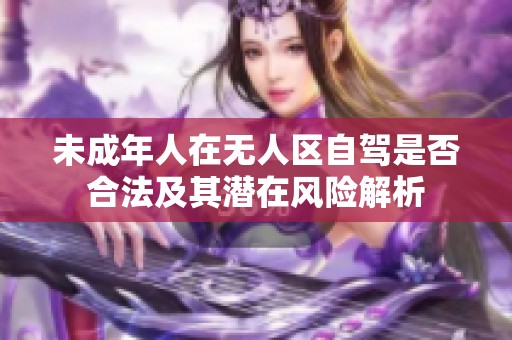 未成年人在无人区自驾是否合法及其潜在风险解析