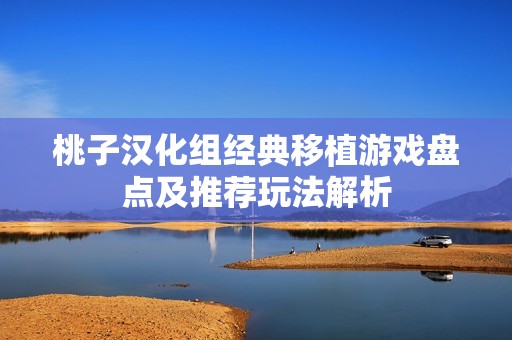 桃子汉化组经典移植游戏盘点及推荐玩法解析