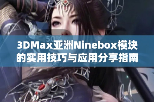 3DMax亚洲Ninebox模块的实用技巧与应用分享指南