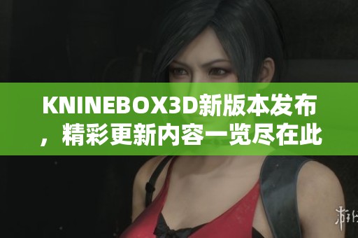 KNINEBOX3D新版本发布，精彩更新内容一览尽在此处