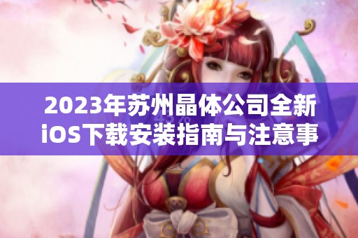 2023年苏州晶体公司全新iOS下载安装指南与注意事项