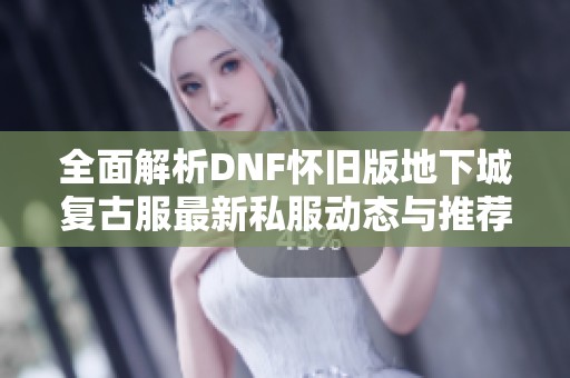 全面解析DNF怀旧版地下城复古服最新私服动态与推荐攻略