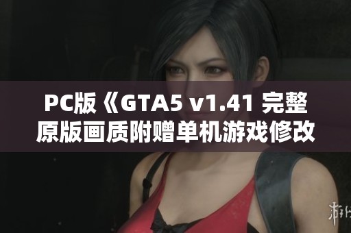 PC版《GTA5 v1.41 完整原版画质附赠单机游戏修改工具》