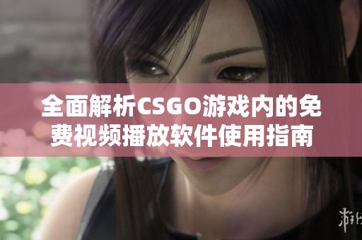 全面解析CSGO游戏内的免费视频播放软件使用指南