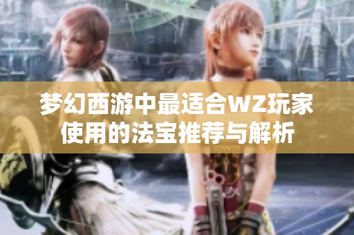 梦幻西游中最适合WZ玩家使用的法宝推荐与解析