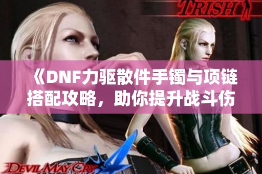 《DNF力驱散件手镯与项链搭配攻略，助你提升战斗伤害》