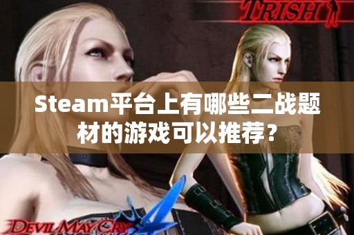 Steam平台上有哪些二战题材的游戏可以推荐？