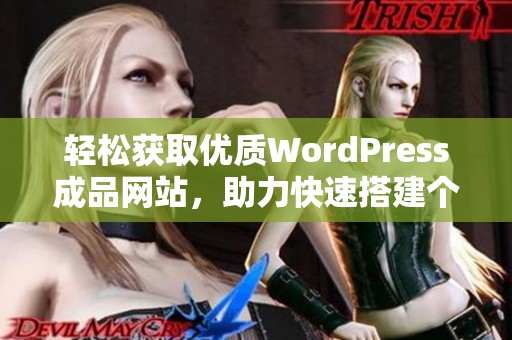 轻松获取优质WordPress成品网站，助力快速搭建个人品牌平台