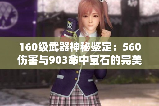 160级武器神秘鉴定：560伤害与903命中宝石的完美结合