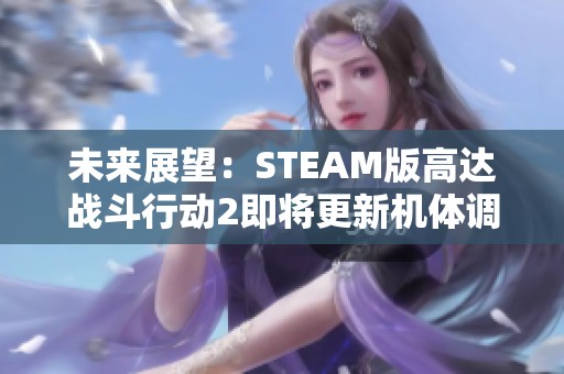 未来展望：STEAM版高达战斗行动2即将更新机体调整内容