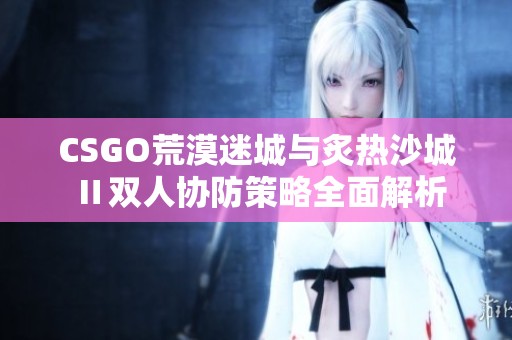 CSGO荒漠迷城与炙热沙城Ⅱ双人协防策略全面解析