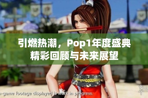 引燃热潮，Pop1年度盛典精彩回顾与未来展望