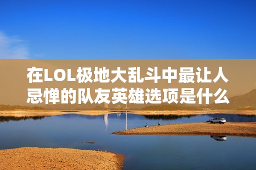 在LOL极地大乱斗中最让人忌惮的队友英雄选项是什么？